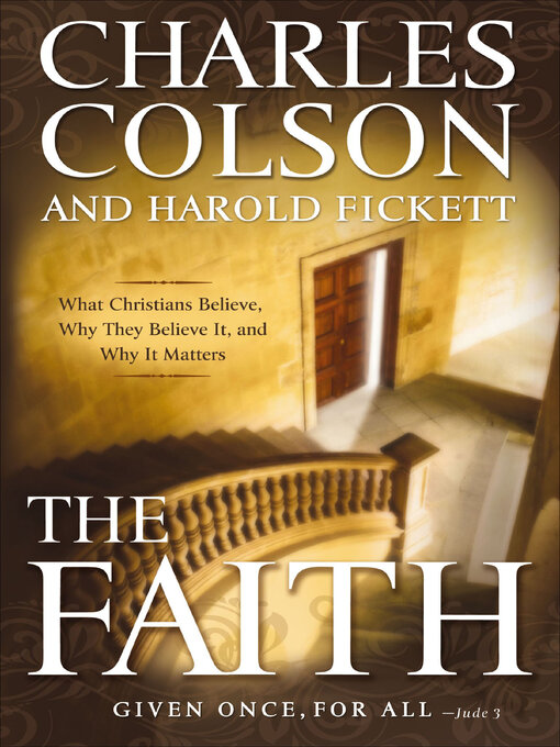 Title details for The Faith by Charles Colson - Wait list